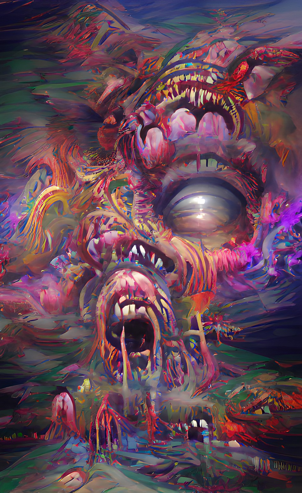 Z - psychedelic nightmare portal terror screams night flyer gore rot all the details preview