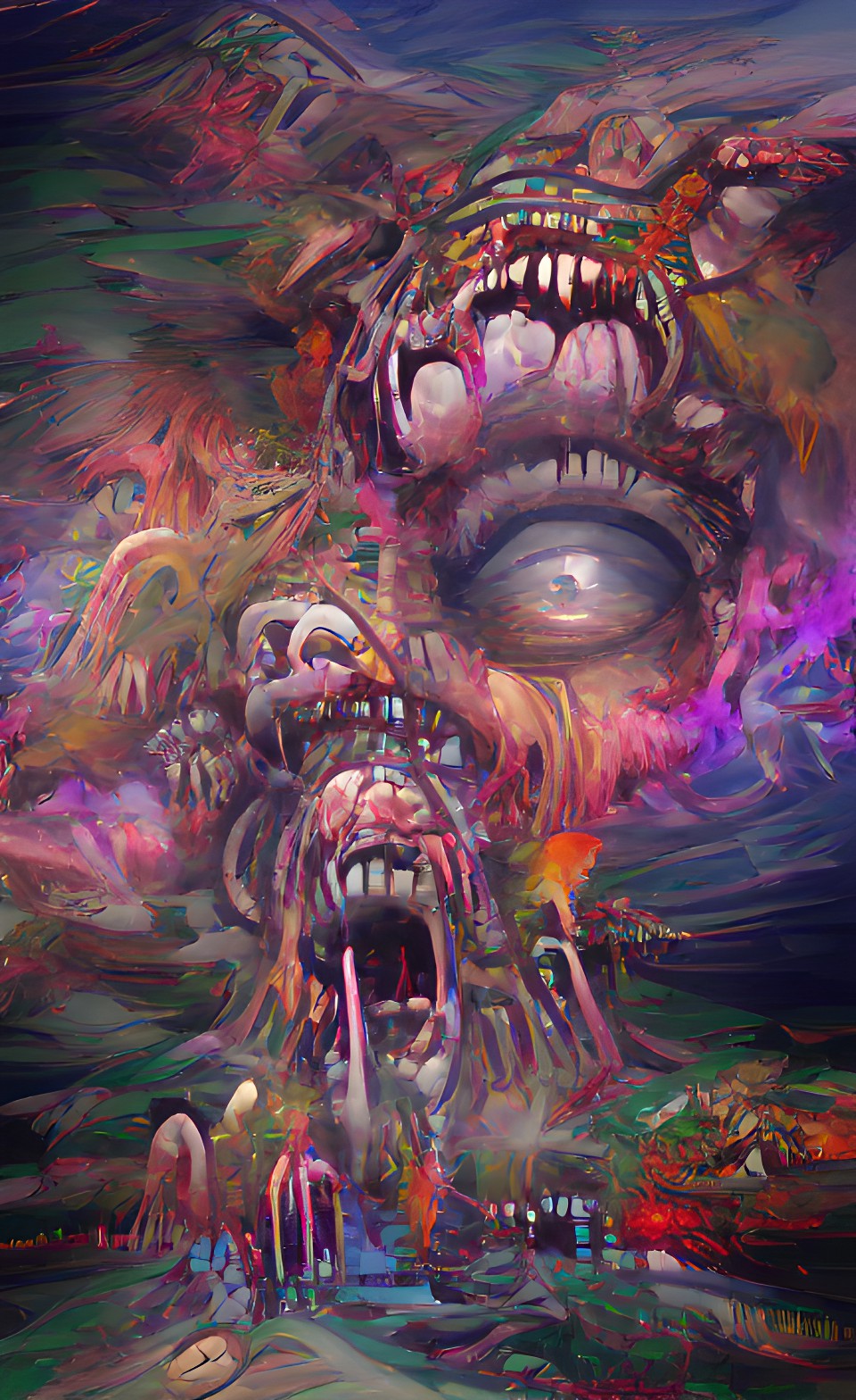 Z - psychedelic nightmare portal terror screams night flyer gore rot all the details preview