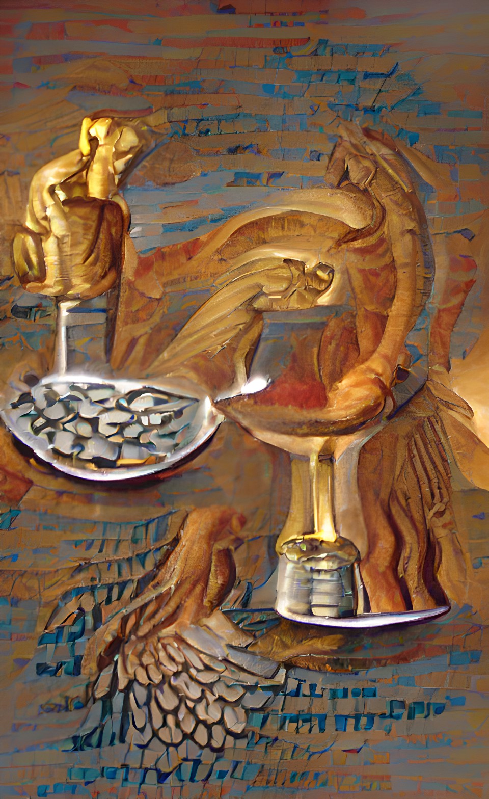 thor and zeus generous banquet of fish and birds, bread and wine. the eucharistic host hosting preview