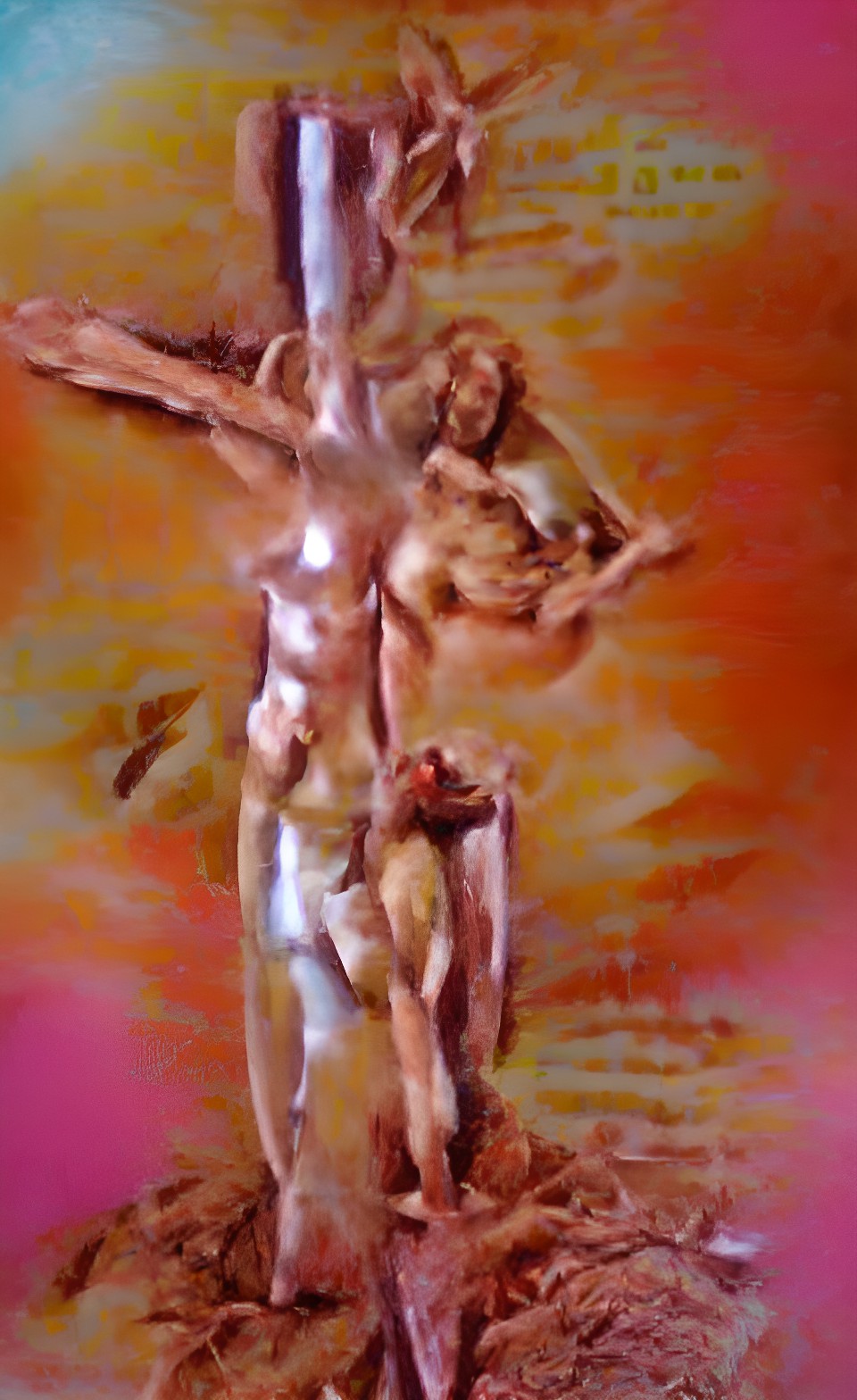 jesus our husband, love suffers, copper venus, crucifixion, preview