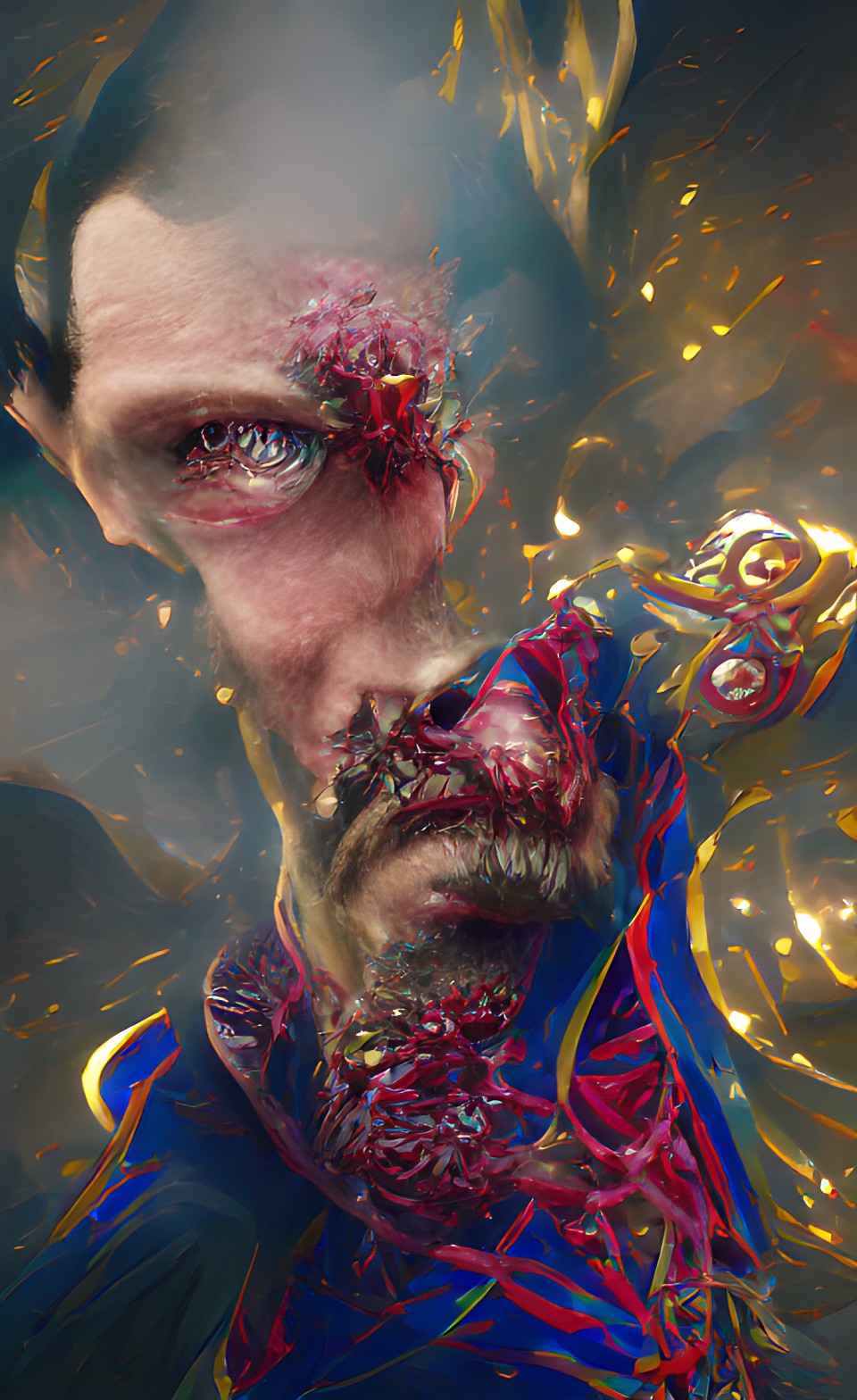 Strange Dr Strange - zombie version of doctor strange ultra realistic highly detailed 8k hd preview