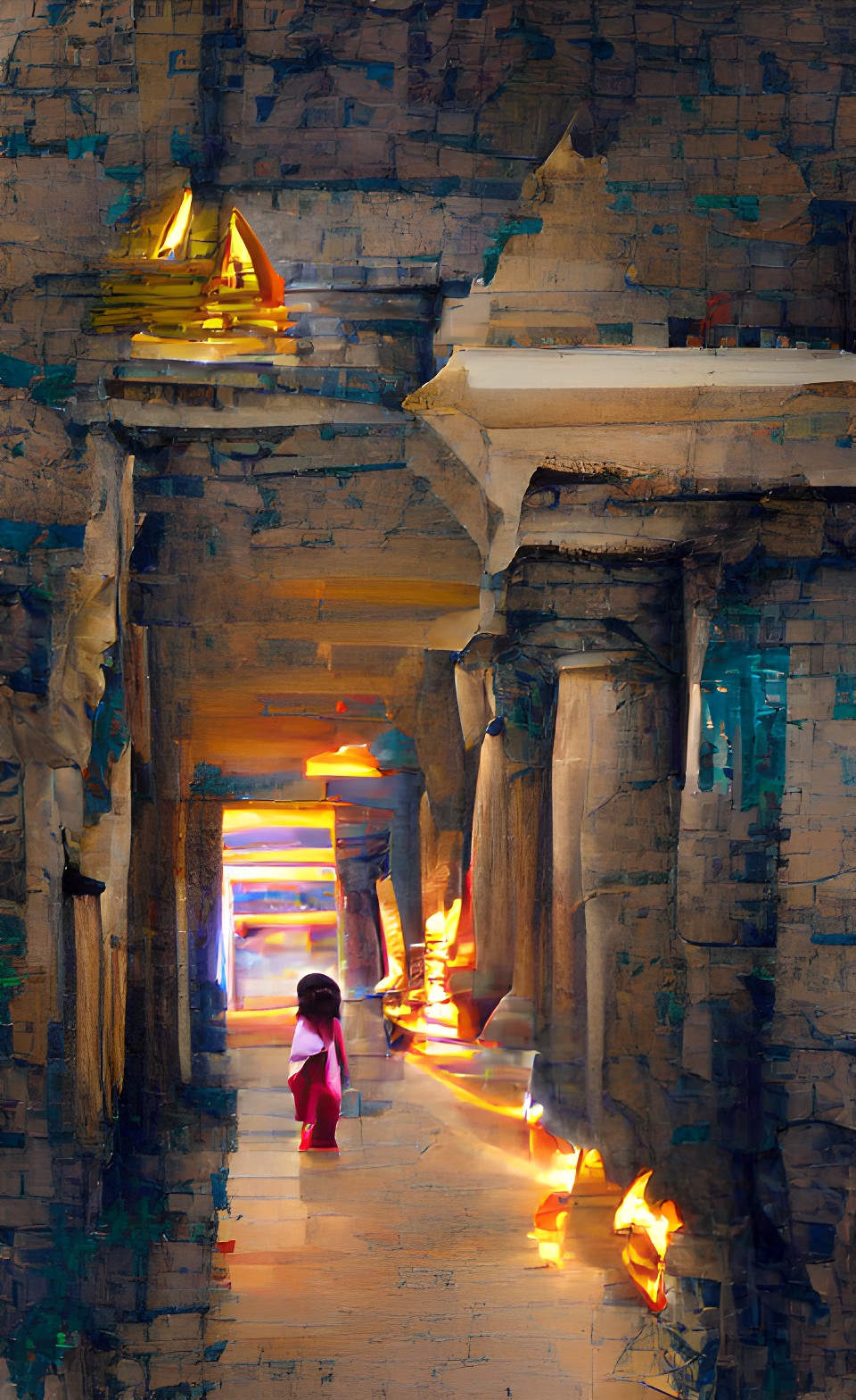 the quite corridors behind the busy ancient temple in the holy city hide the chosen child who holds the glorious spark of god's light that we are all looking for preview