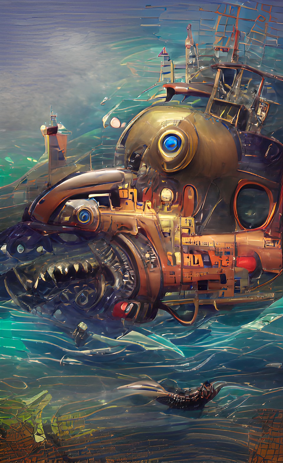 submarine and the sea monsters preview