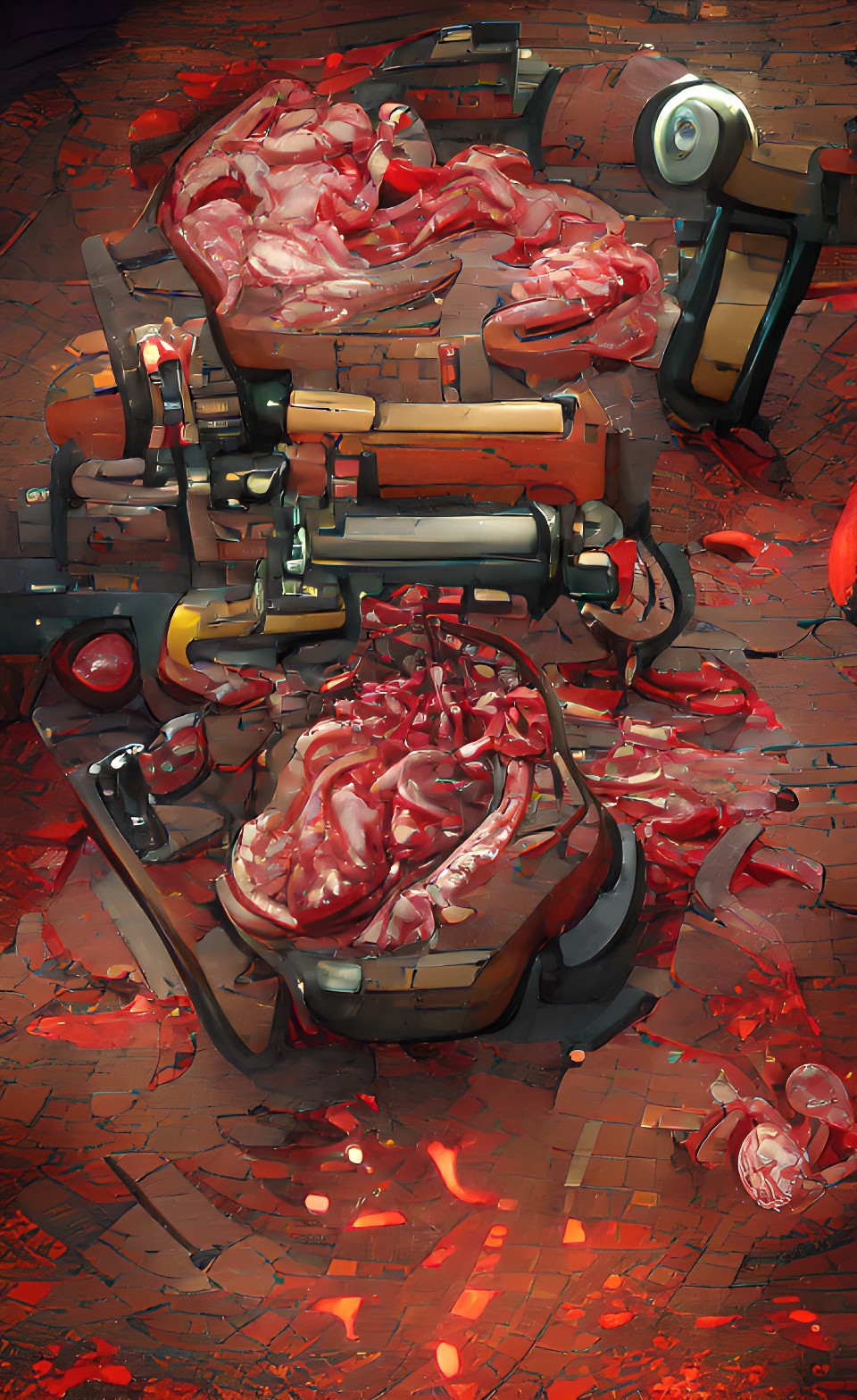 The lost lab - the bloody, gory, broken, lava filled and corpse filled lab preview