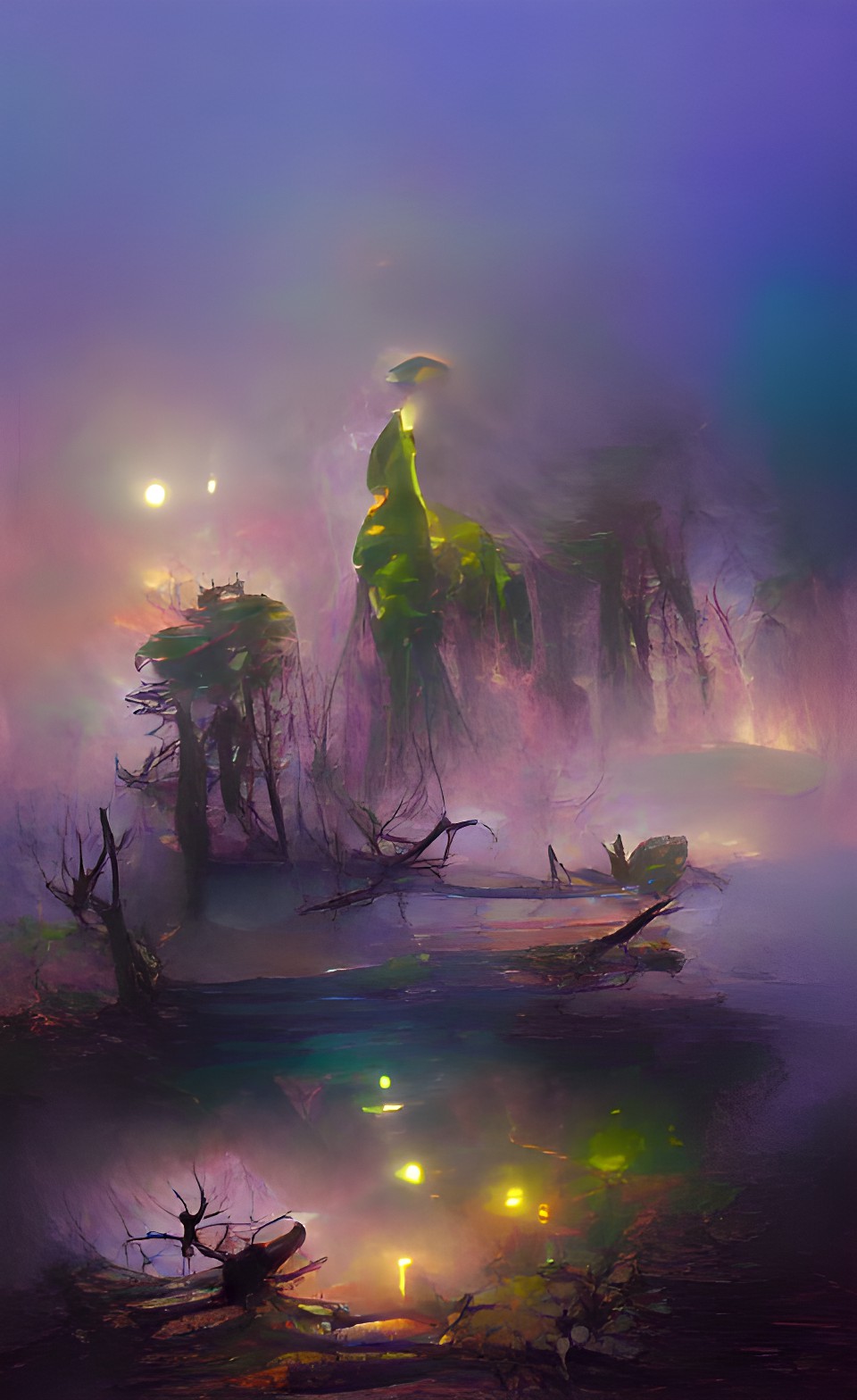 foggy enchanted swamp preview