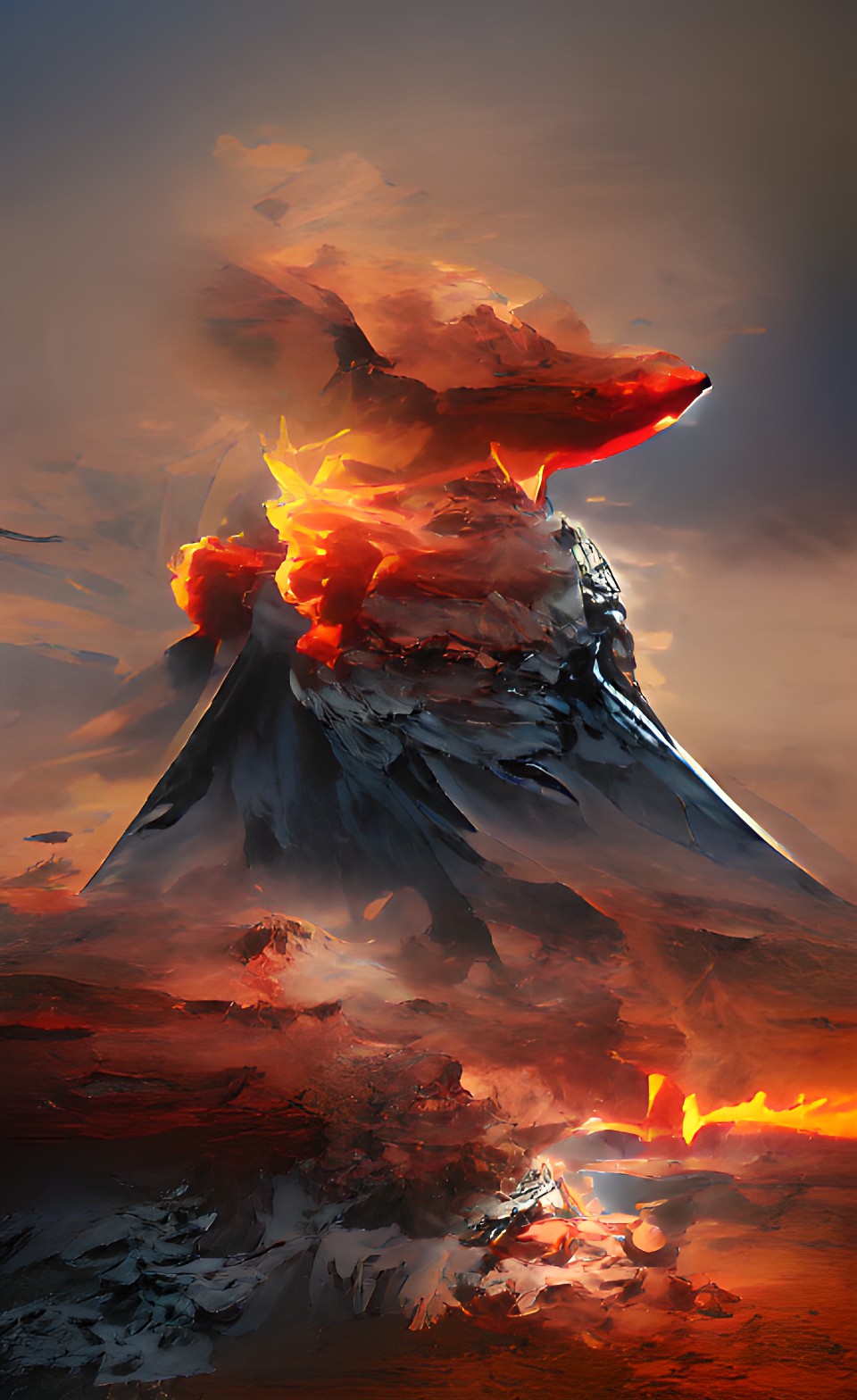 erupting volcano preview