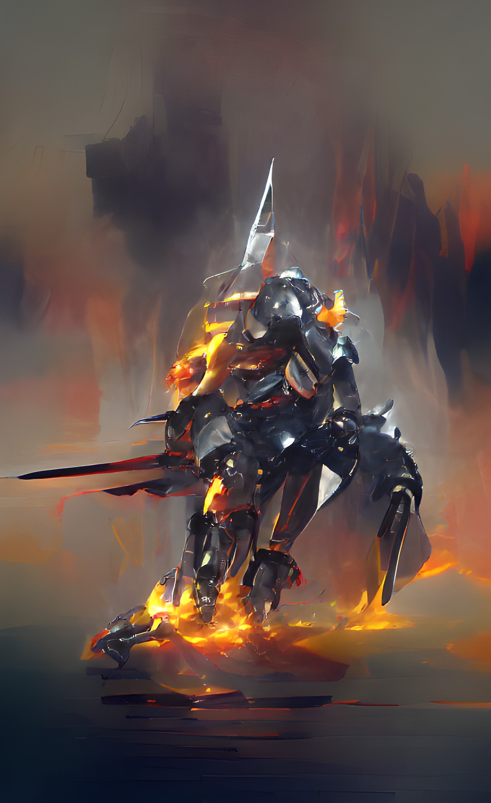 knight on fire preview