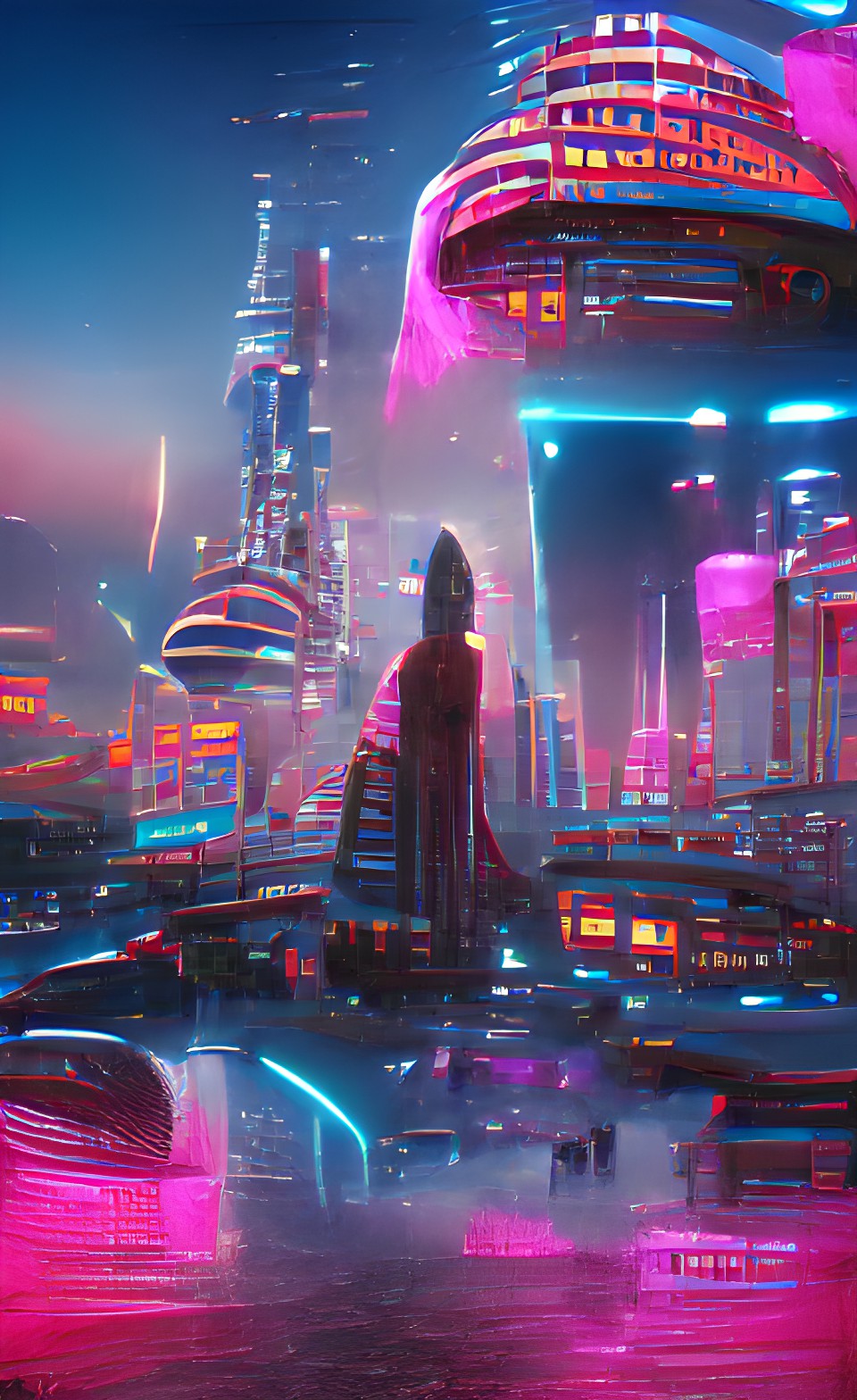 futuristic city preview