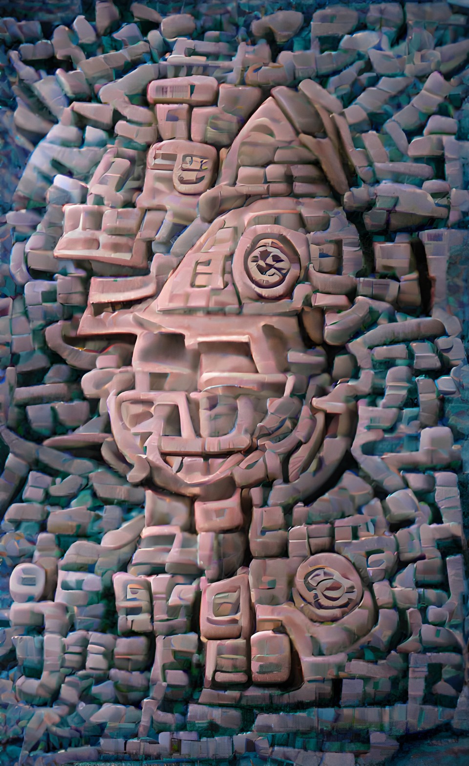 aztec mayan stone art preview