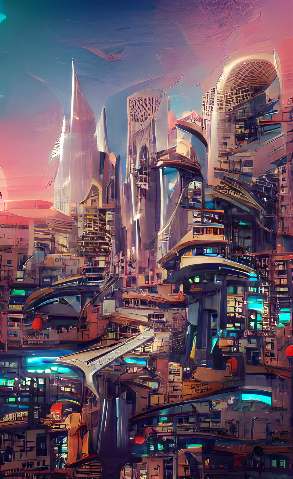 futuristic city preview