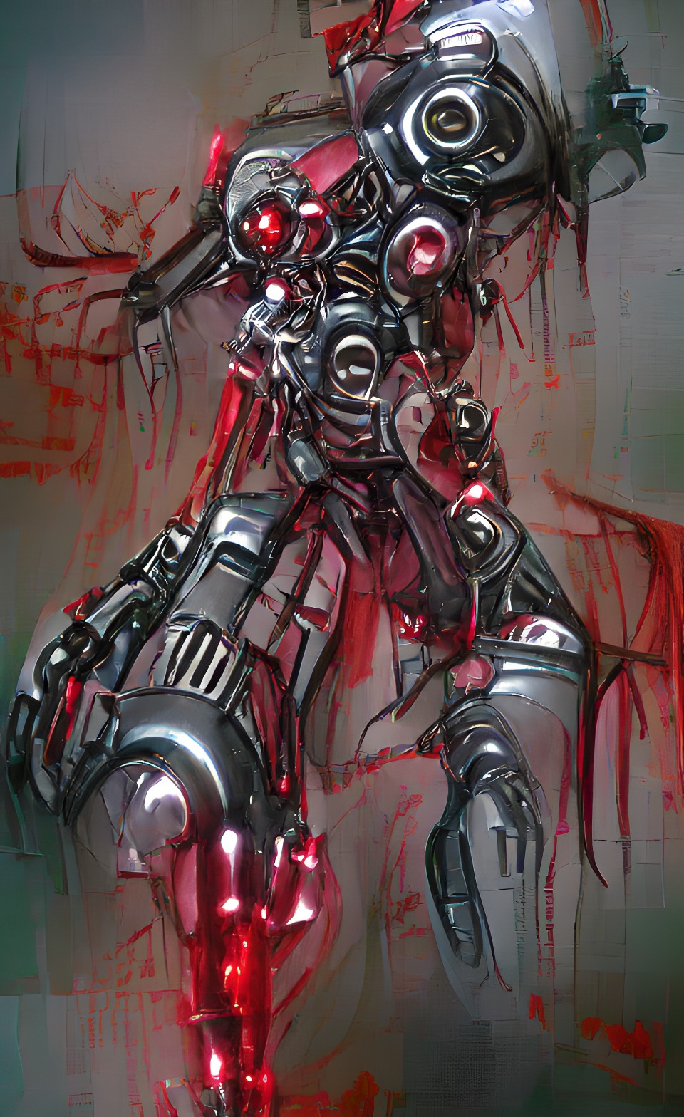 bloody mechanical organs cyborg preview