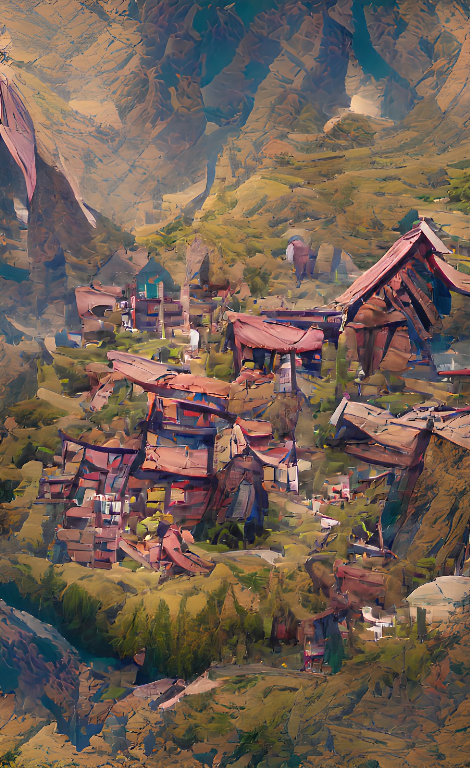 hidden village in the mountains preview