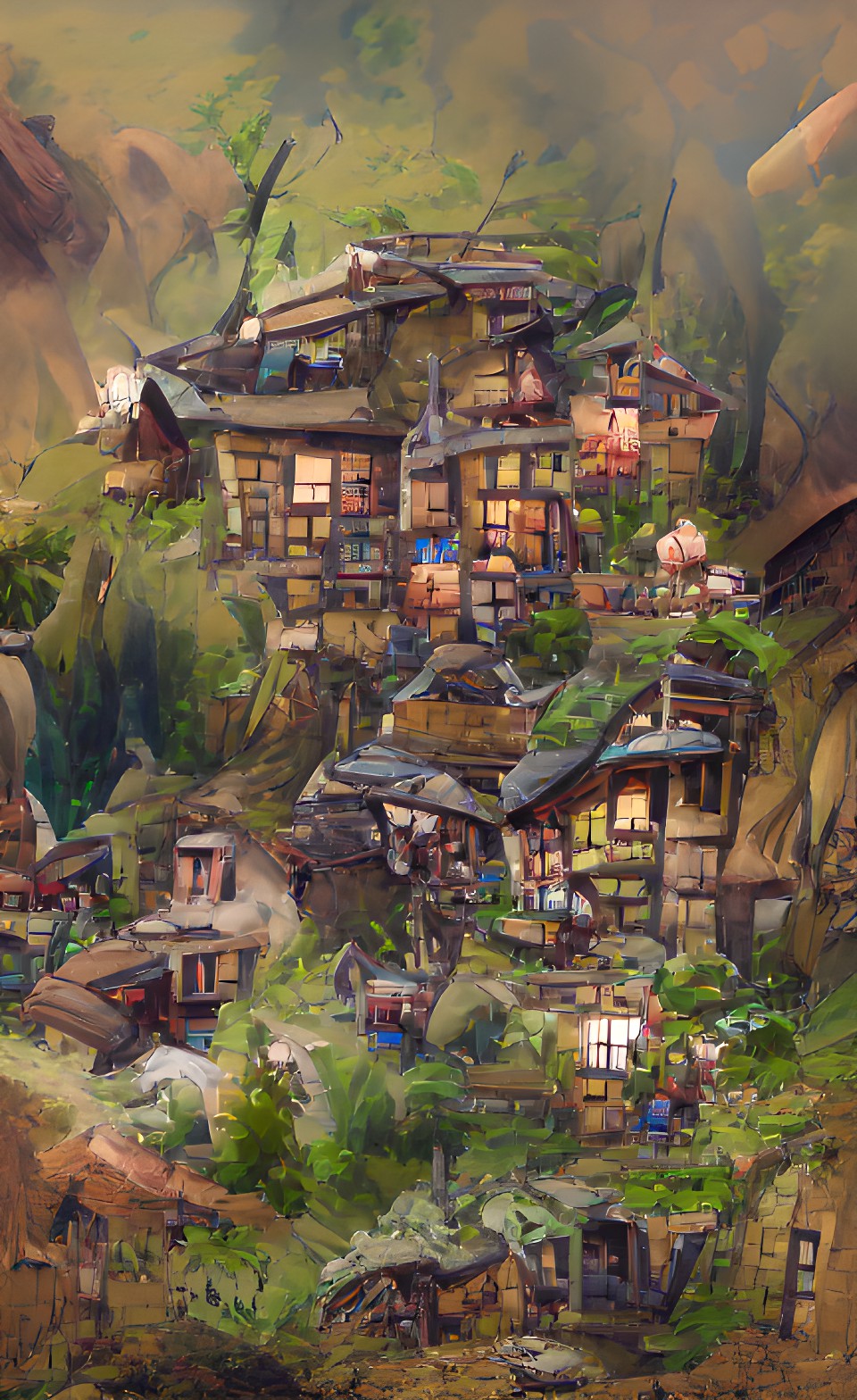 hidden village in the mountains preview