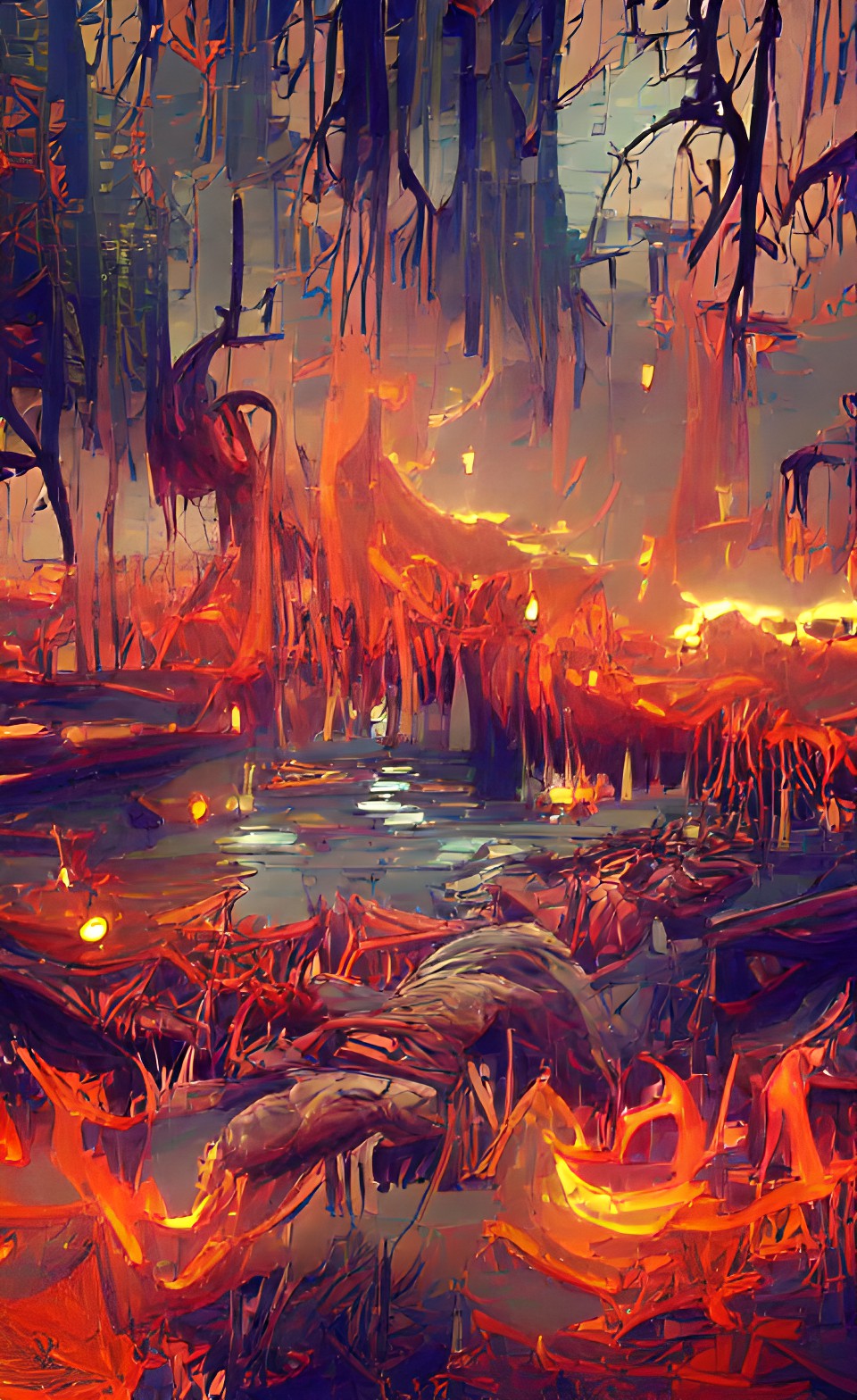 swamp of fire preview