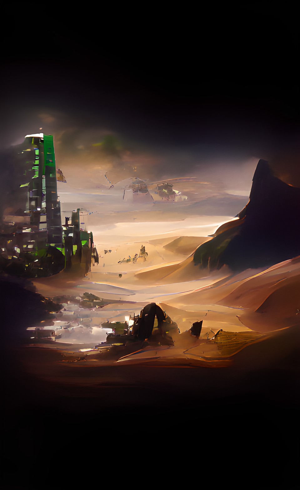 green planet of golden sands preview