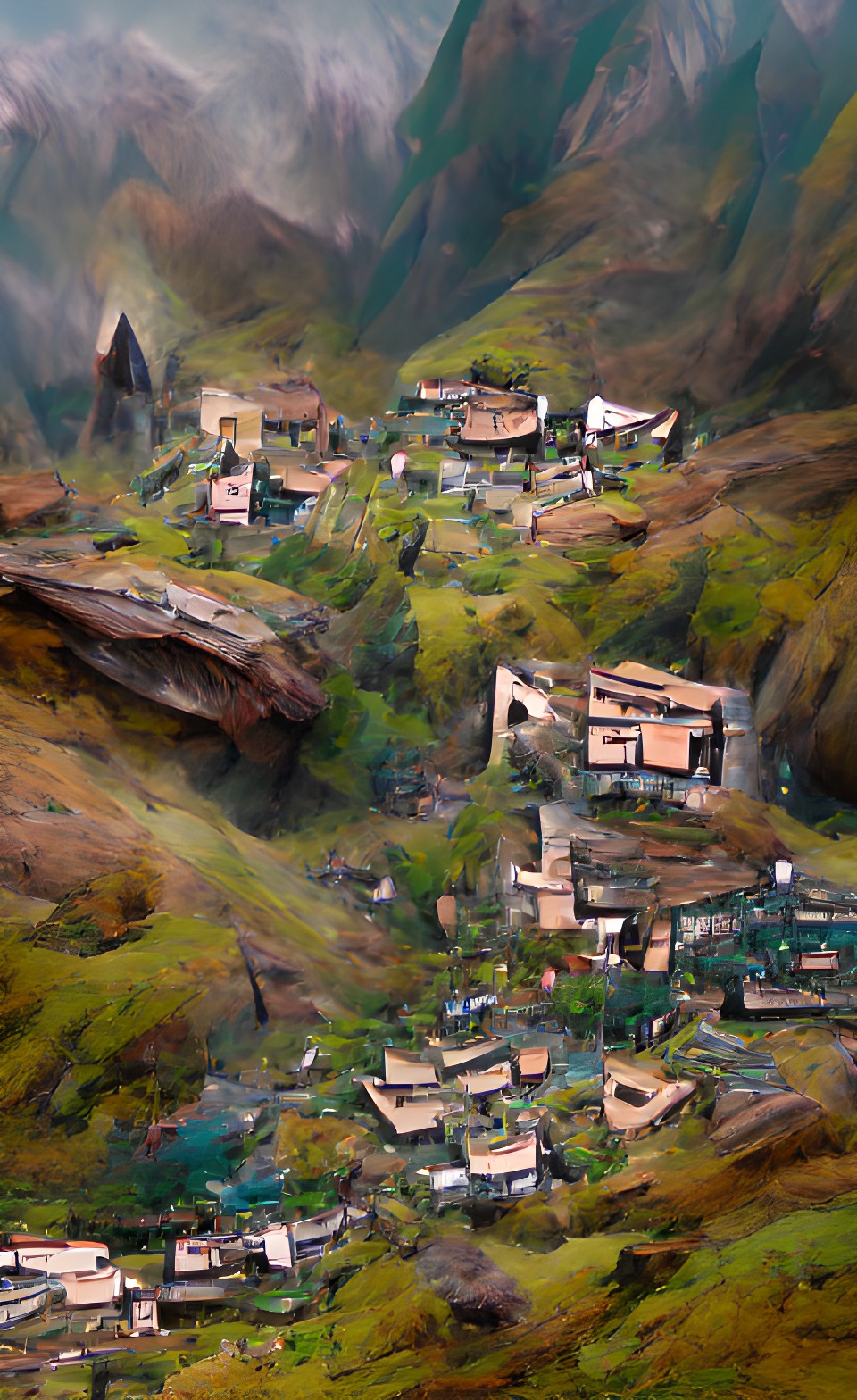 Avril - avril hidden village in the mountains preview