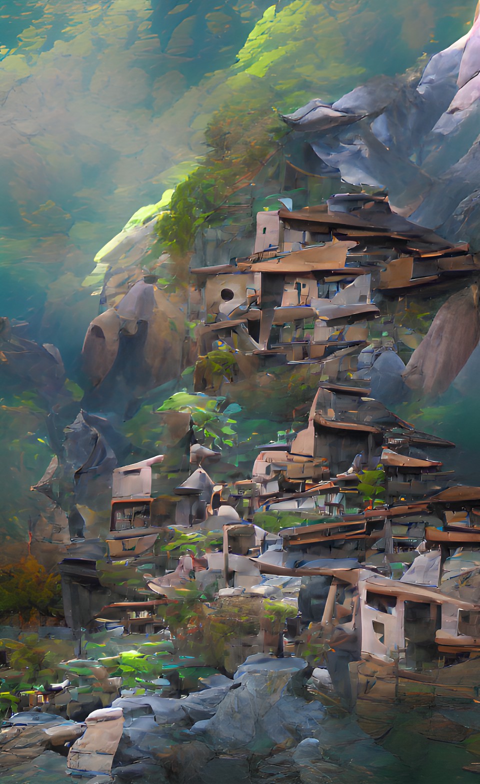 hidden village in the mountains preview