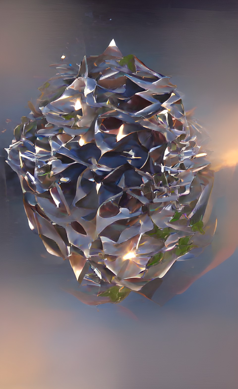 infinite fractals of a moving diamond preview