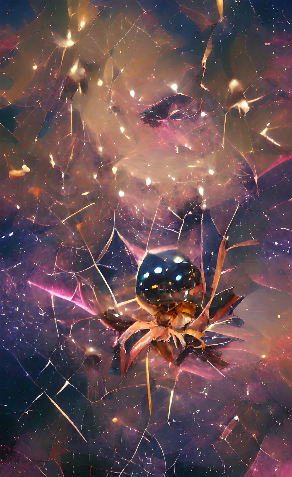 spider surrounded by stars preview