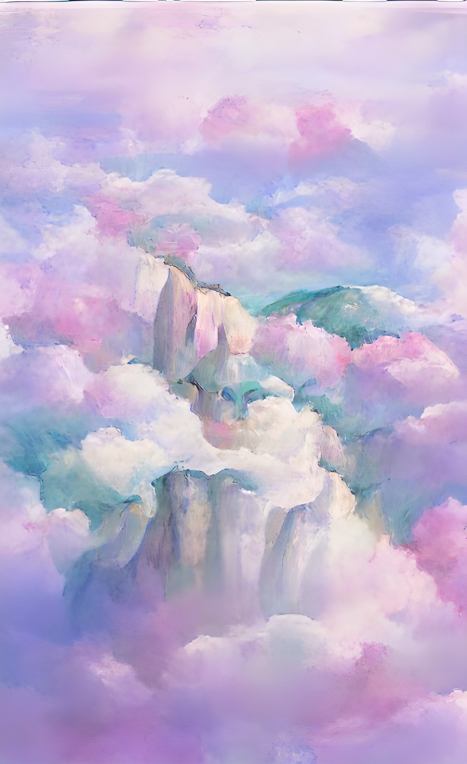 Flowers - cliffs in the clouds preview