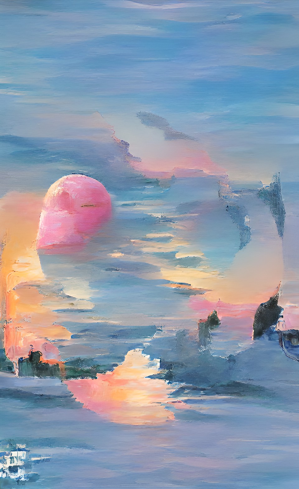 Yin & Yang - pink sunset preview