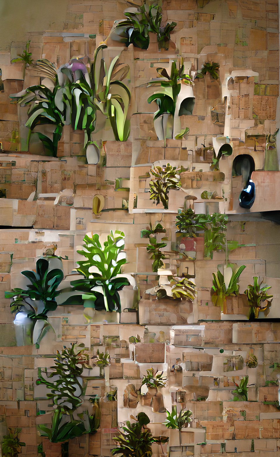 all the different types of plant crowded on every inch of the wall preview