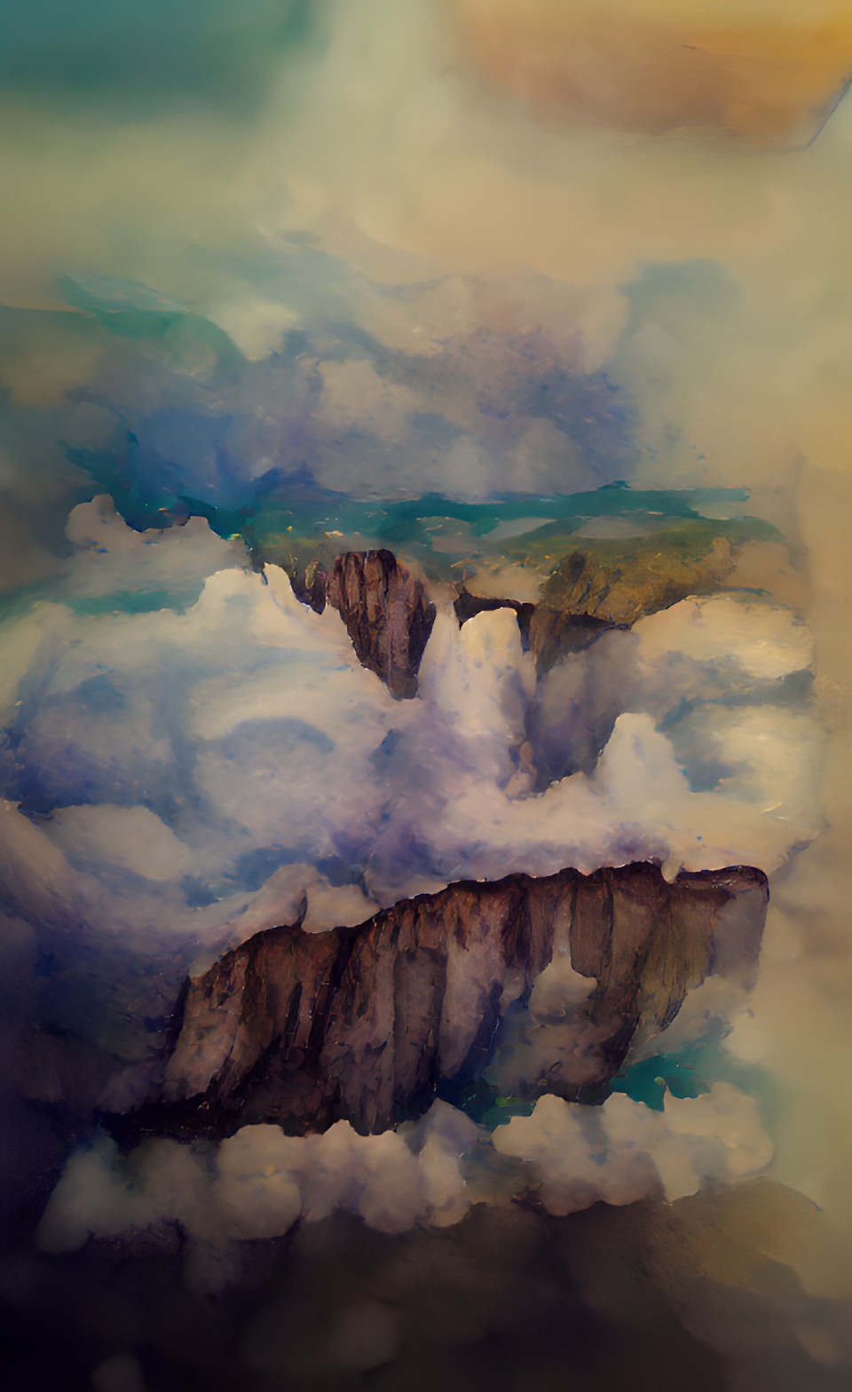 cliffs in the clouds preview