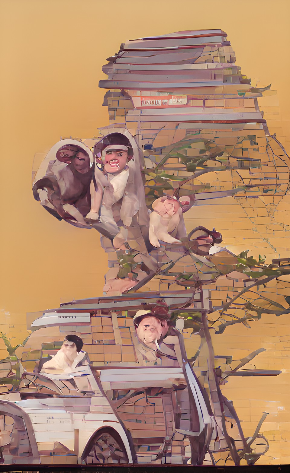 monkeys in the roadside preview