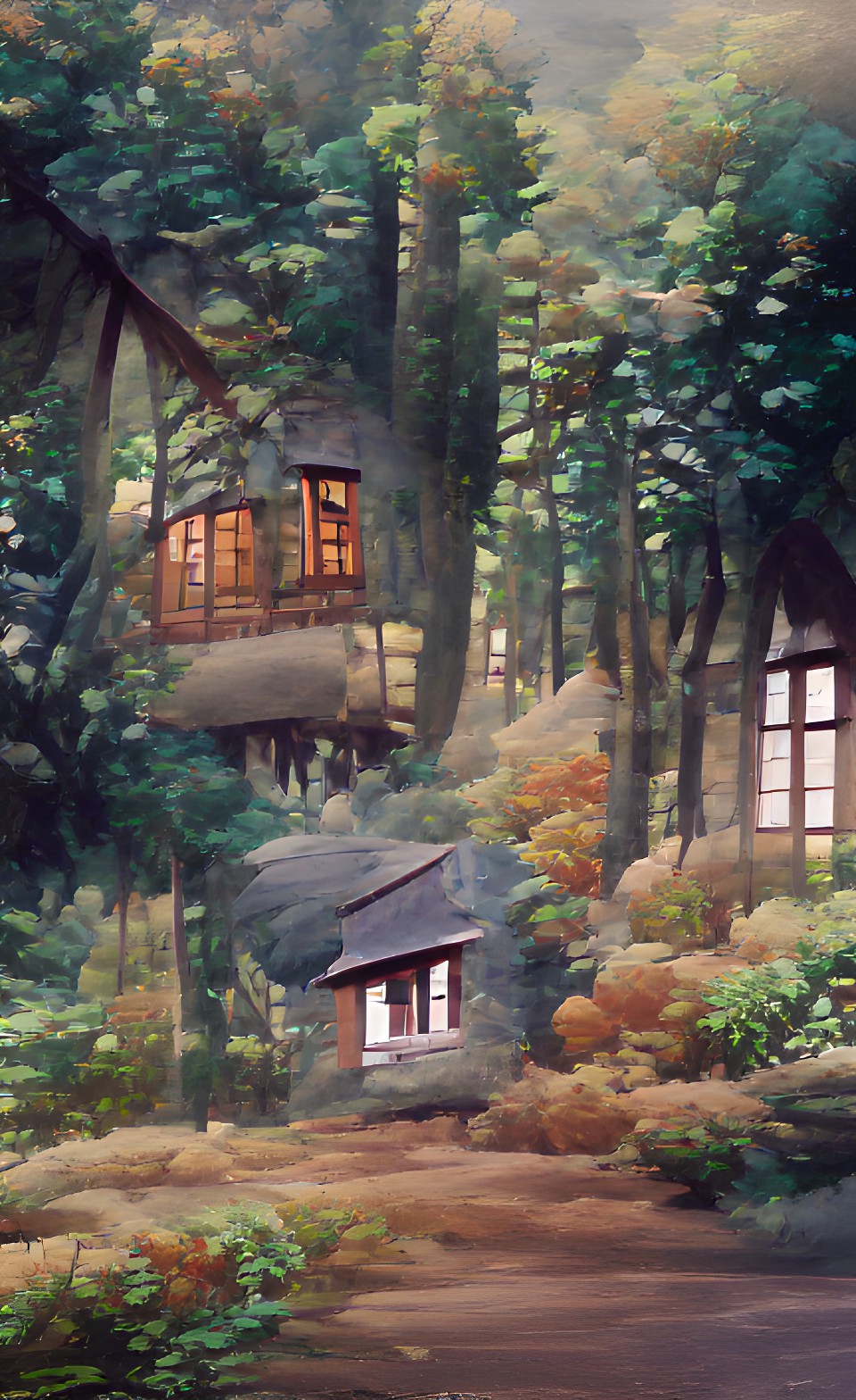 cottage in the woods preview