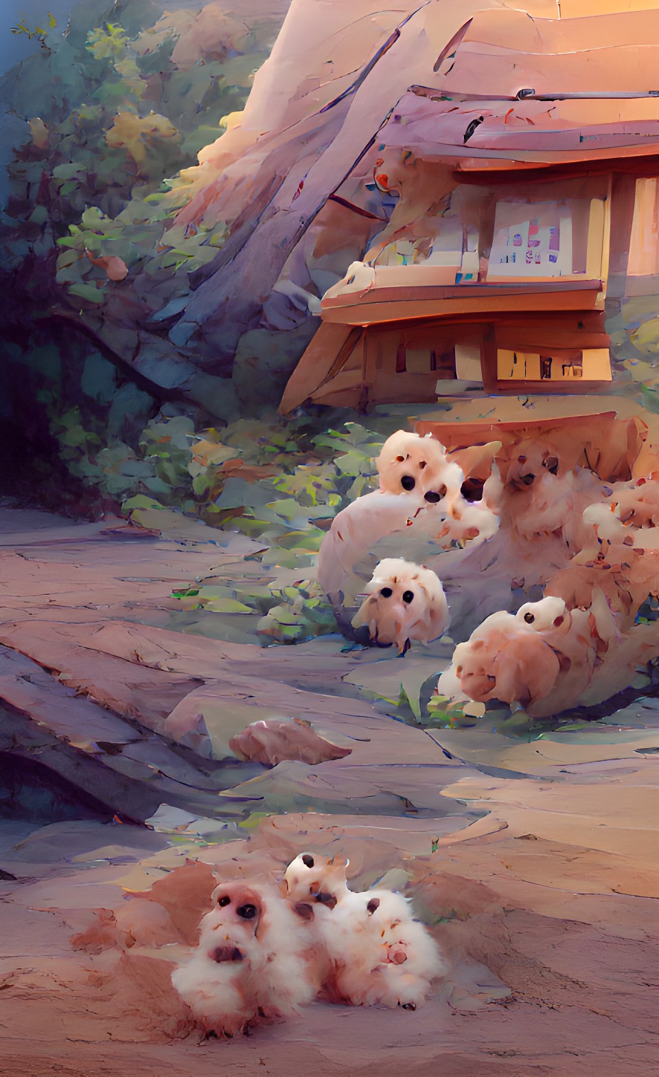 happy little fluff balls preview