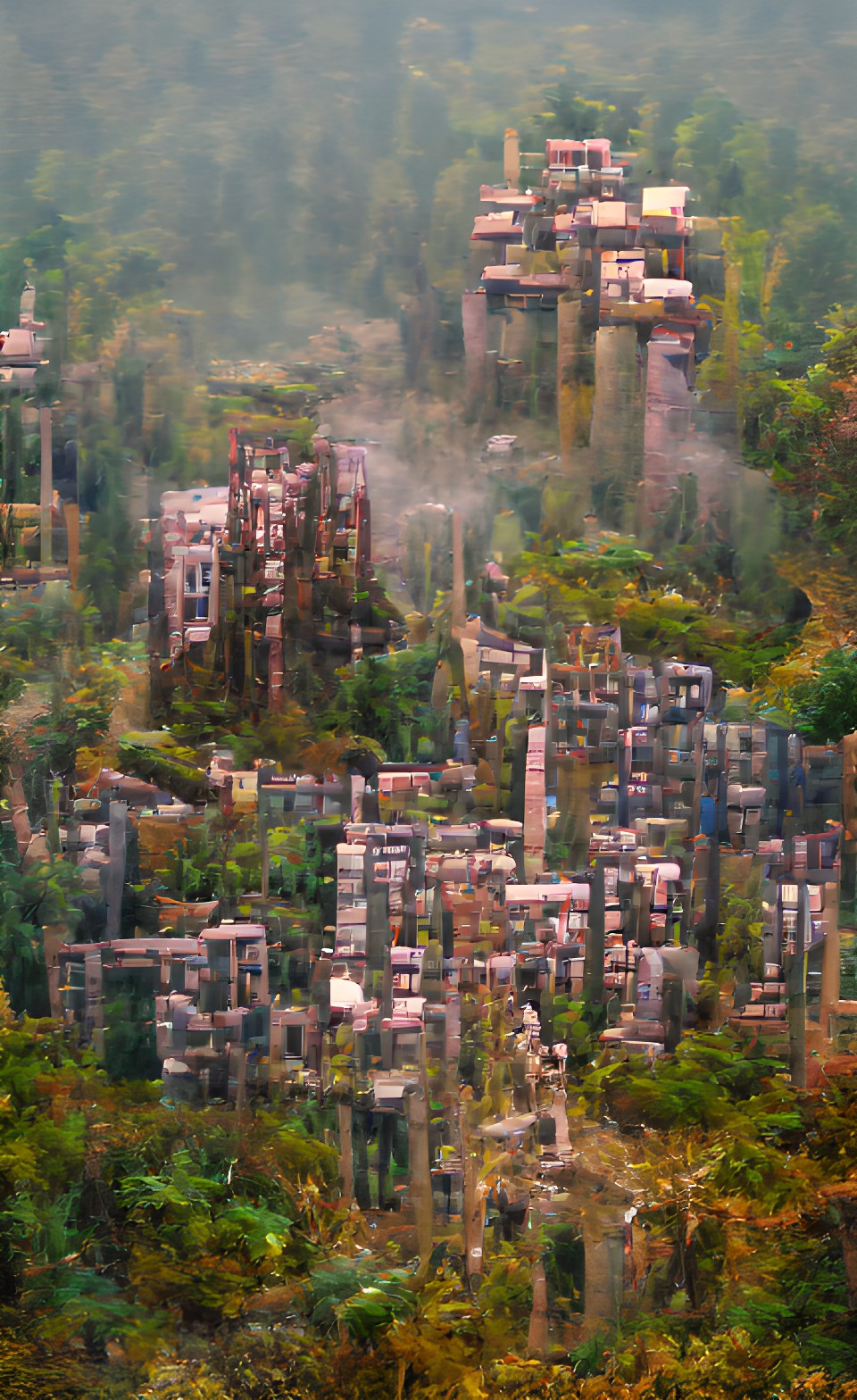 ruined city in the forest preview