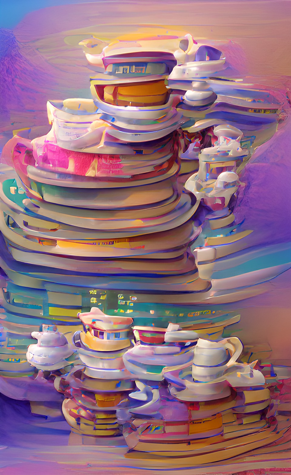 stack of tea cups preview