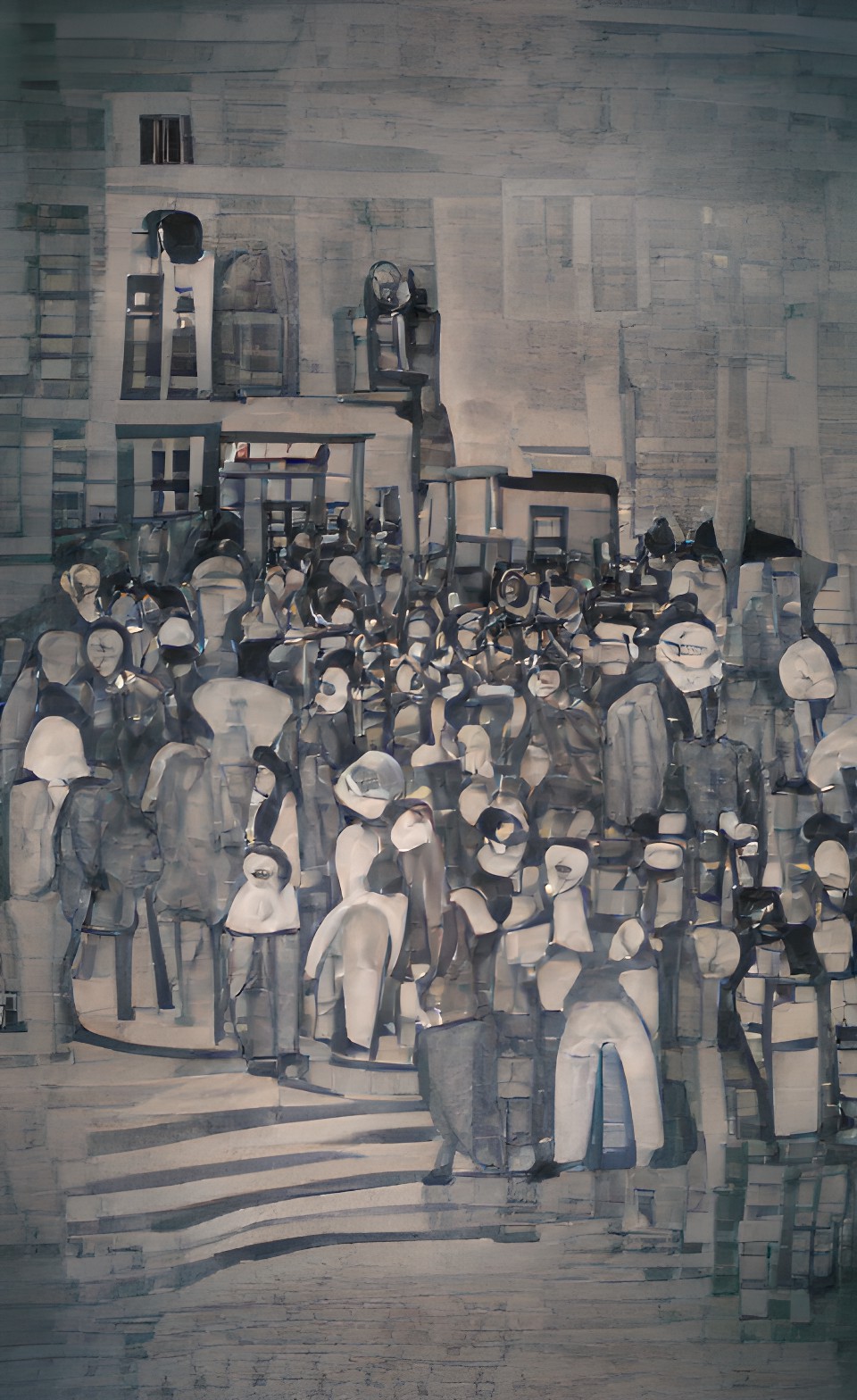 crowd in the town square preview