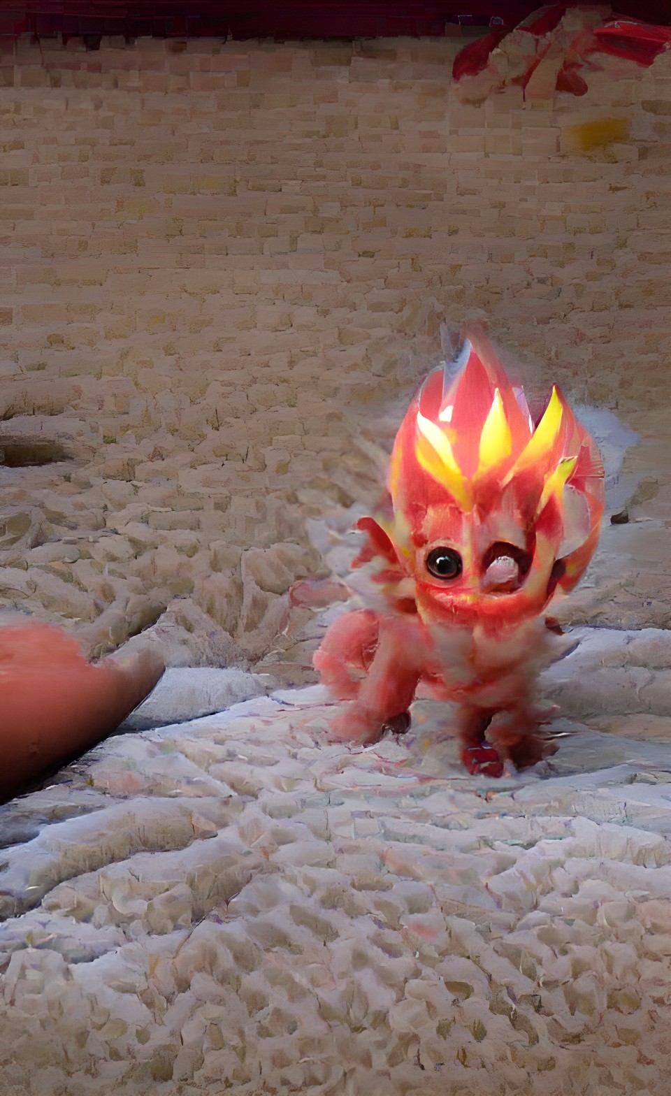 baby fire monster preview