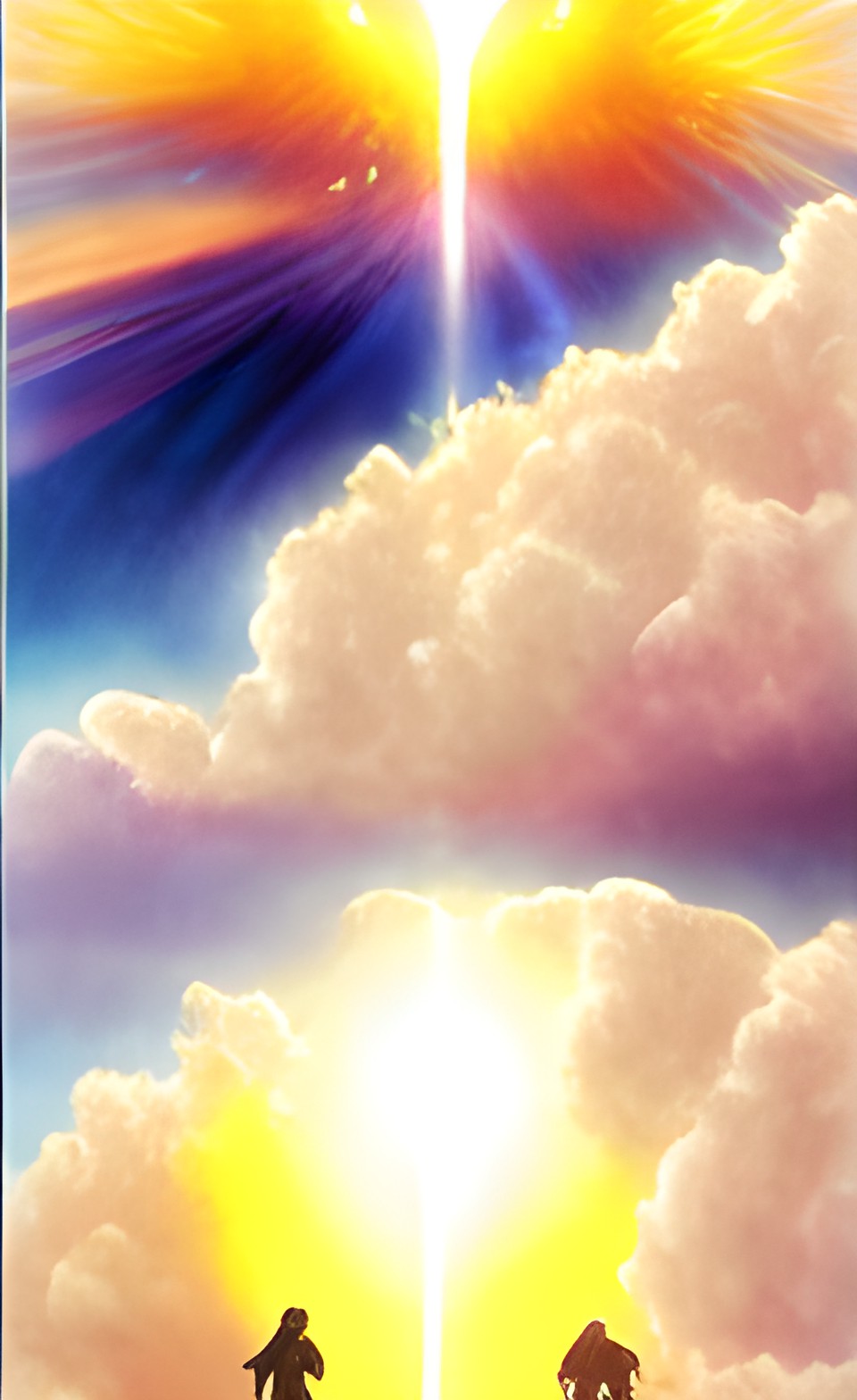 heaven, sky, air tarot card style preview