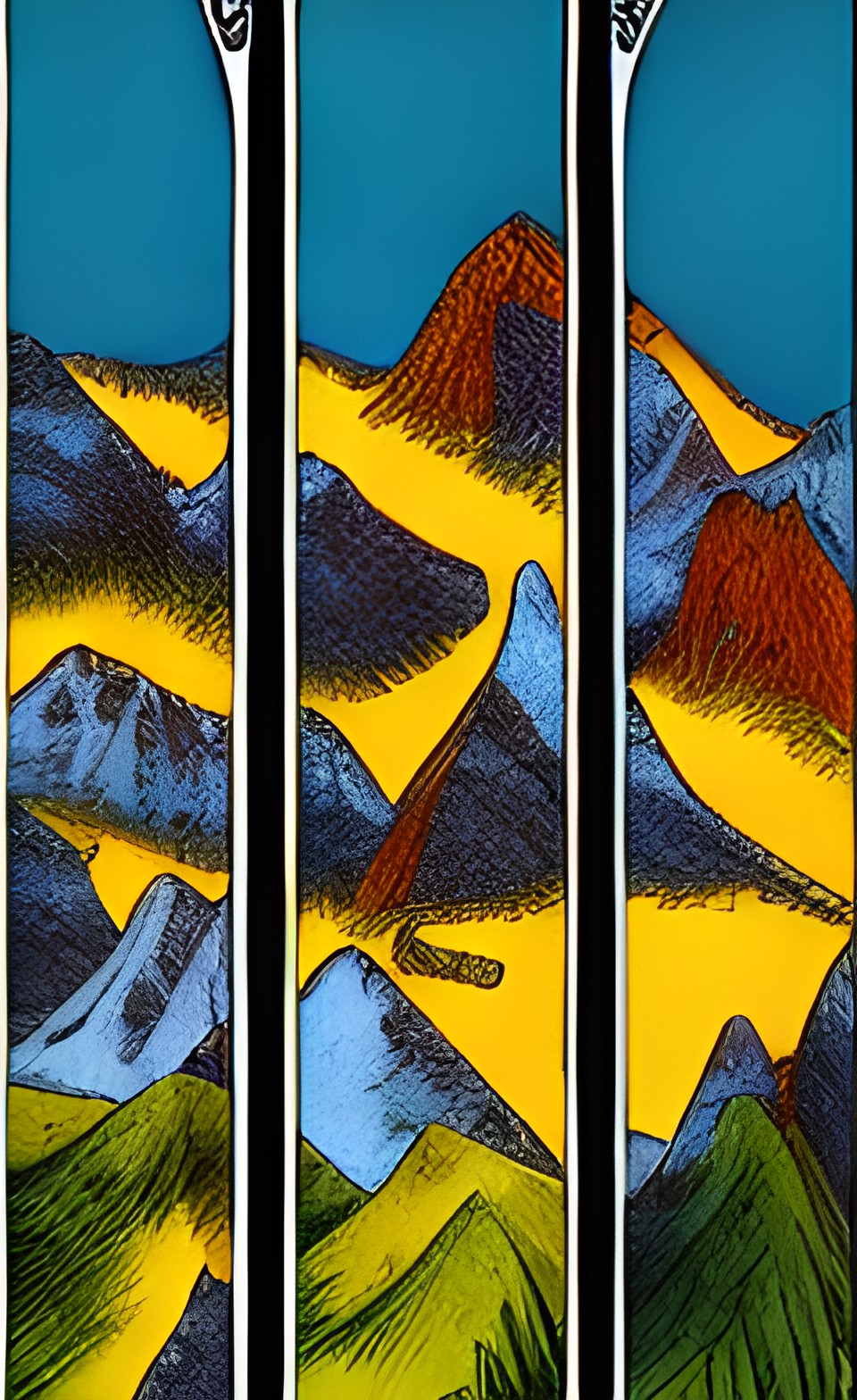 mountain tarot card style preview