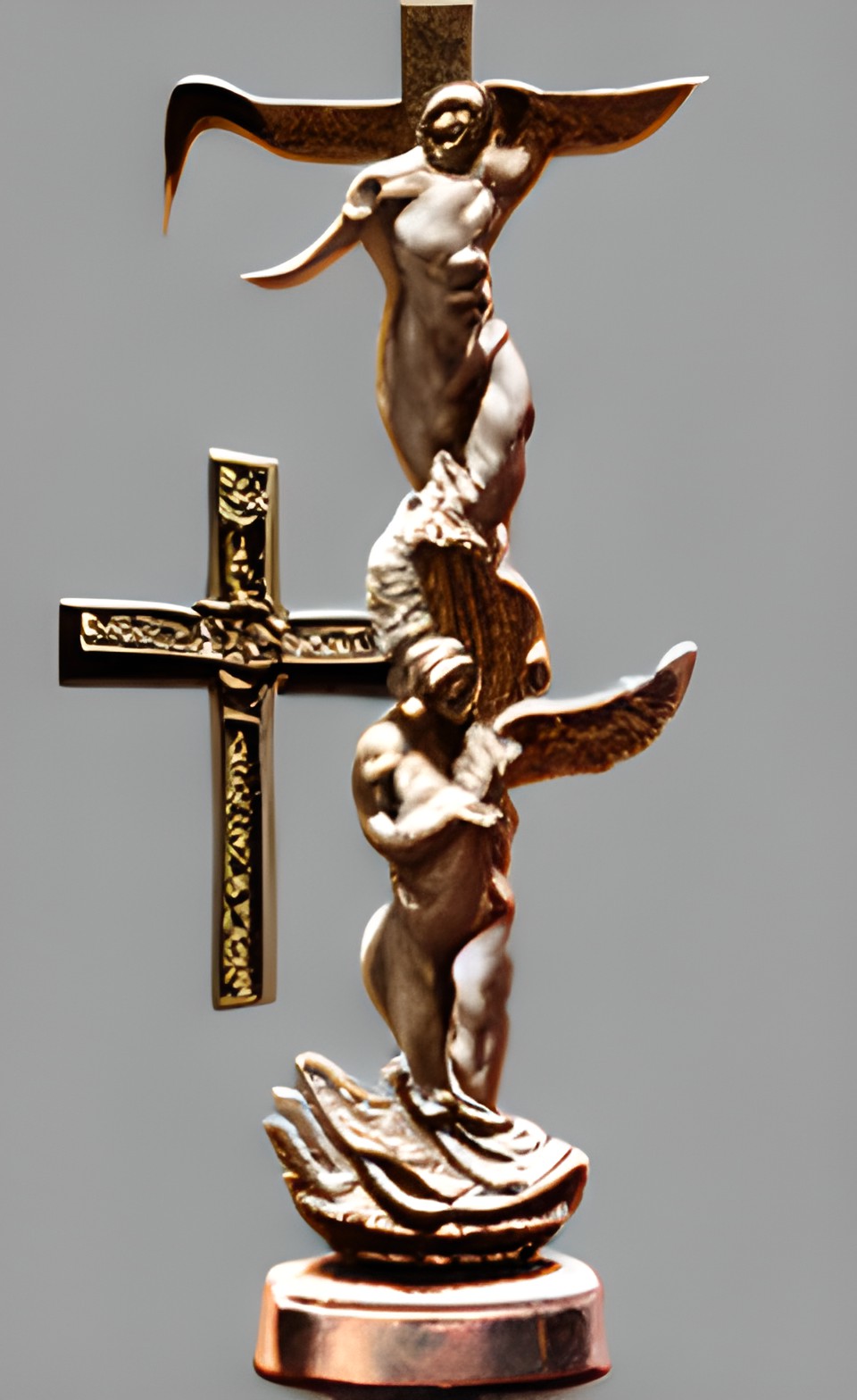 man and beast, people and animals, the cross, venus, copper preview