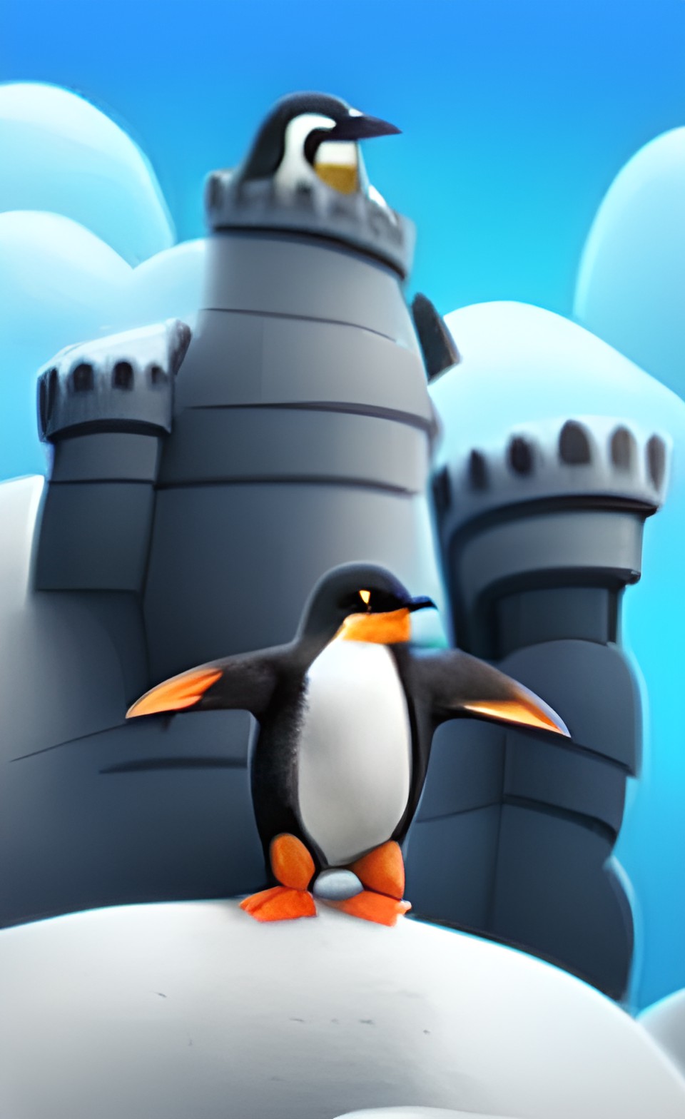 castle penguin preview