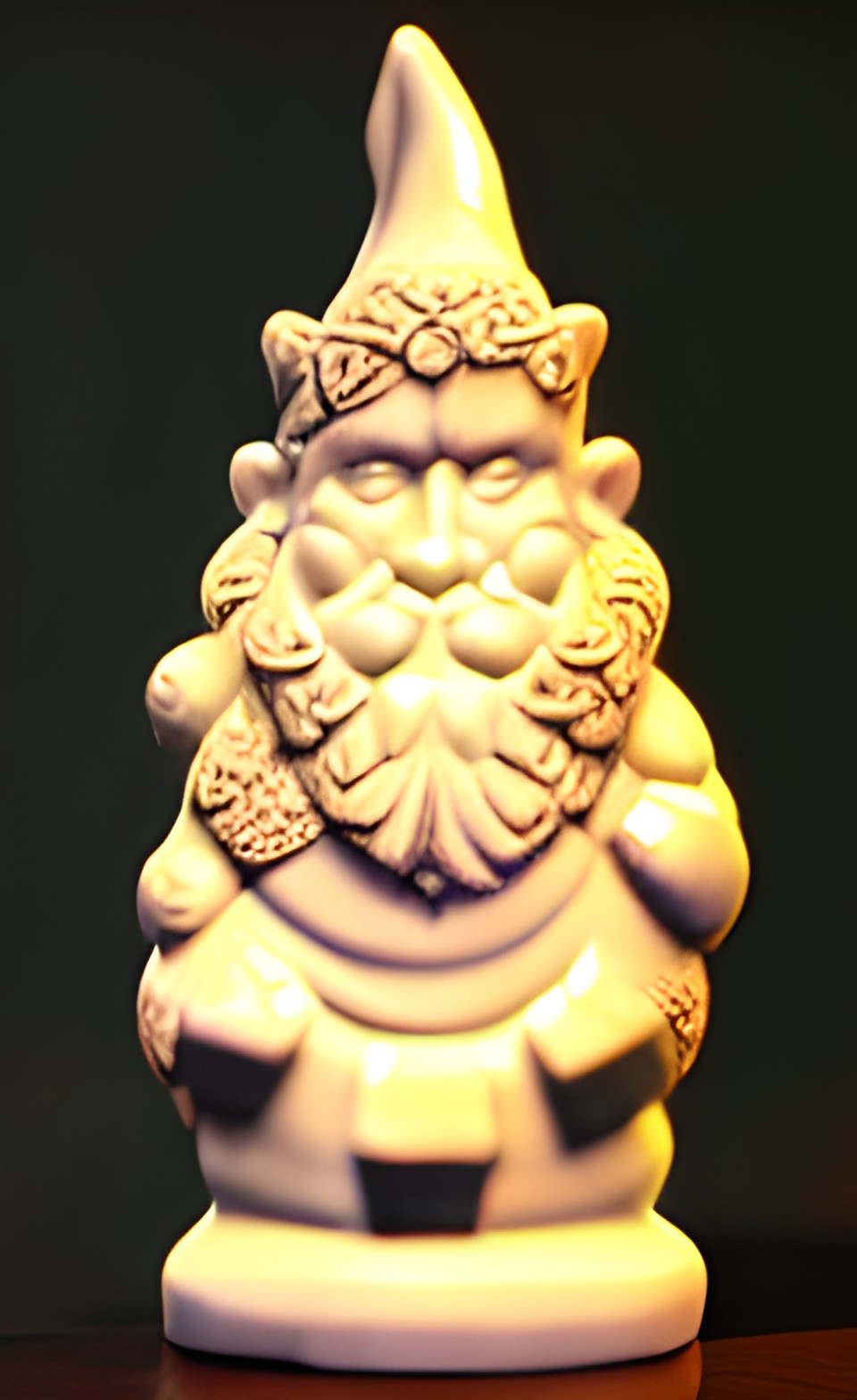 ceramic garden gnome, ornate intricately detailed cinematic light preview