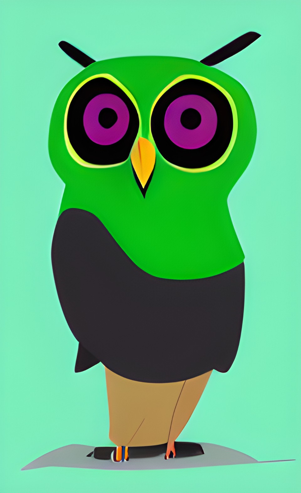 terrifying green owl teacher preview