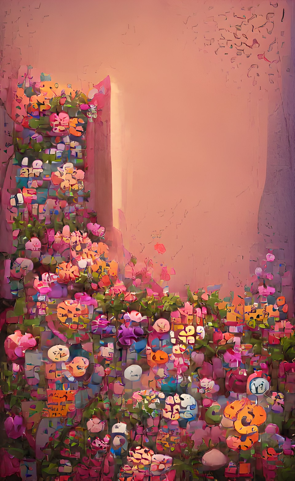 wall of flowers preview