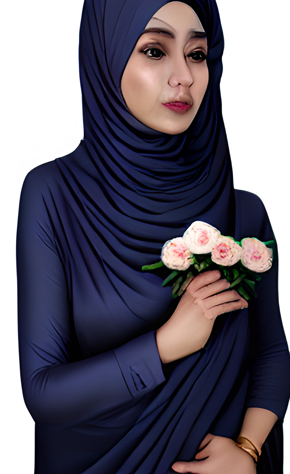 hijabi with flower preview