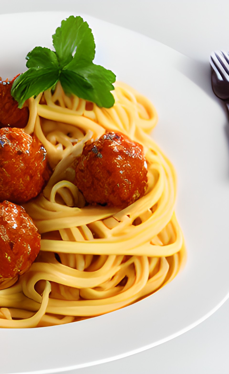 spaghetti and meatballs with tomato sauce and a sprinkle of parmesan cheese preview