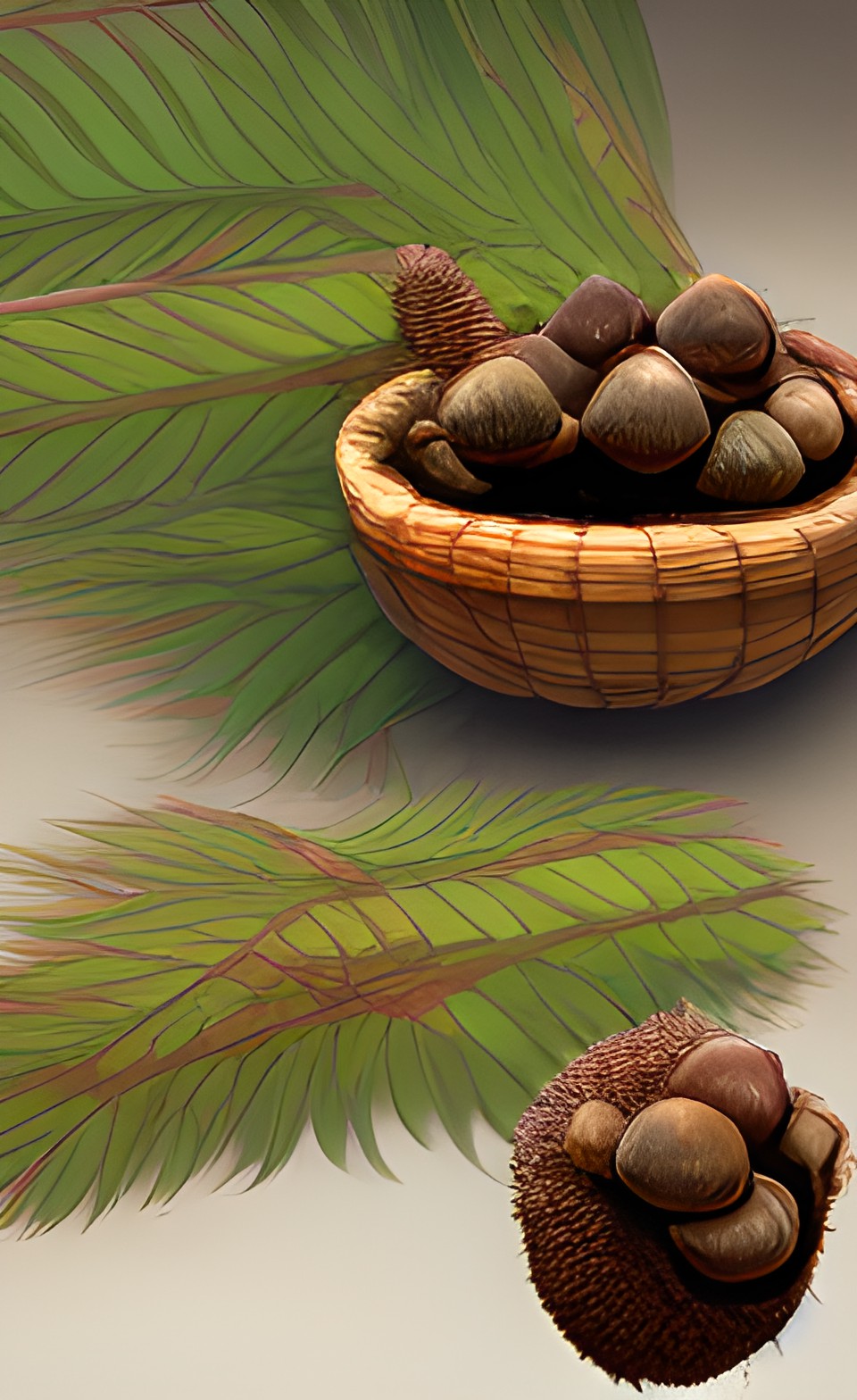 a harvest of acorns are a blessing from the great creator spirit, we give thanks preview