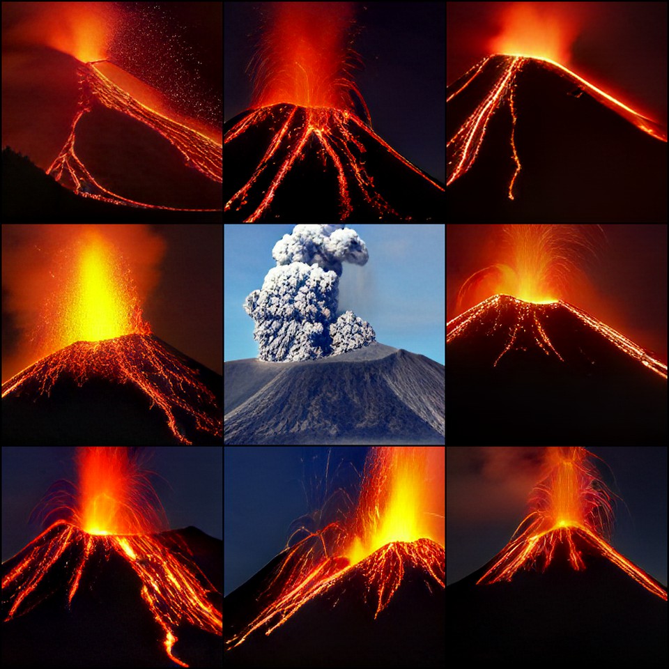 Just wow - erupting volcano preview