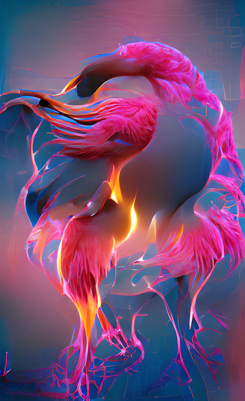 flaming flamingo preview