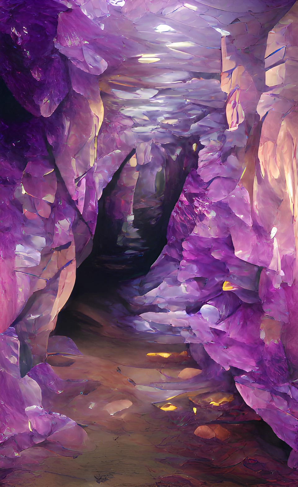 amethyst tunnel cave preview