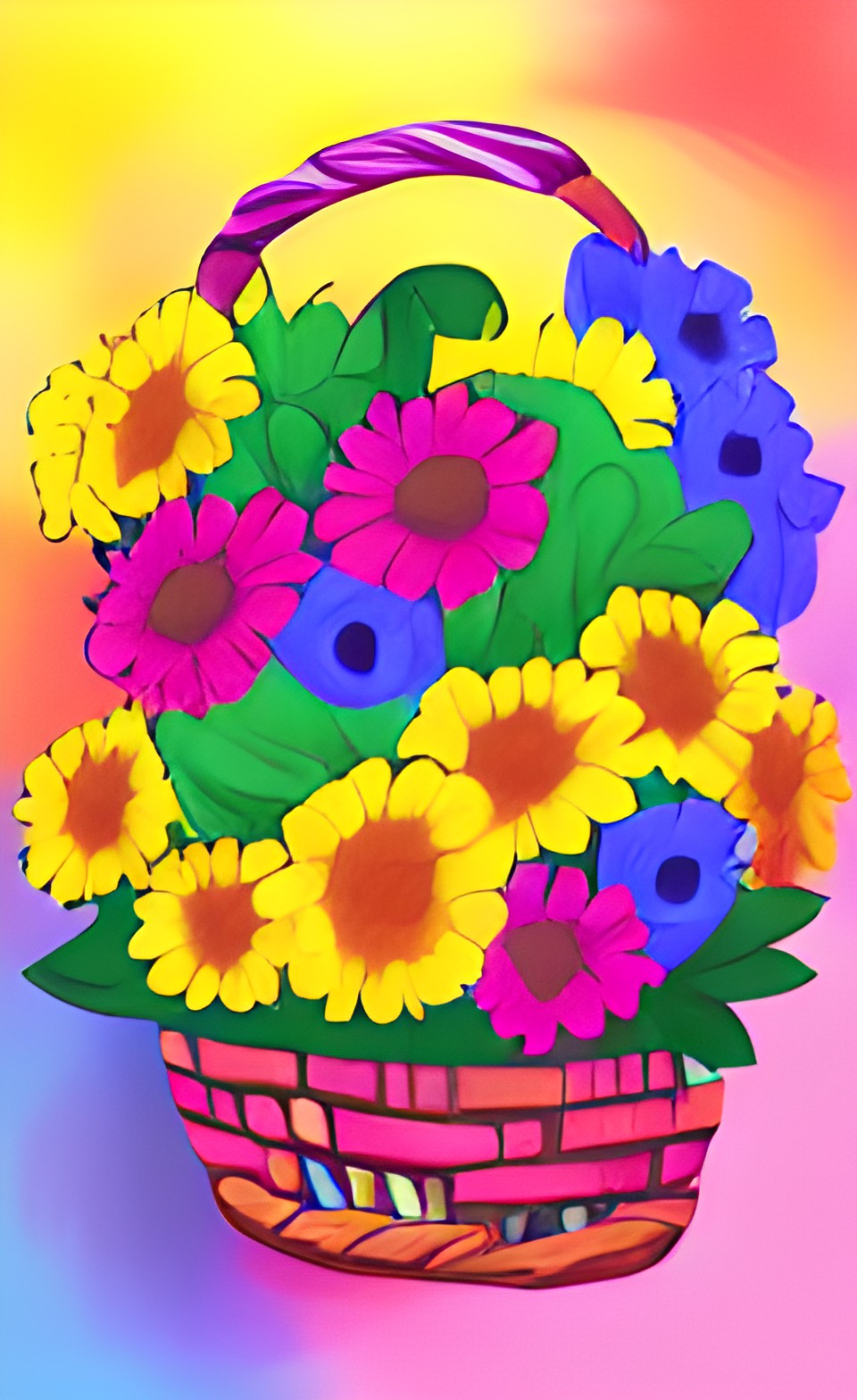 flower basket preview