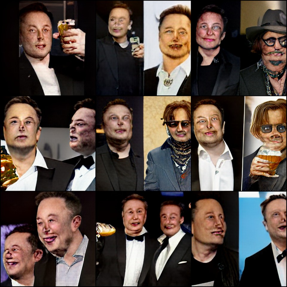 elon musk having a beer with johnny depp preview