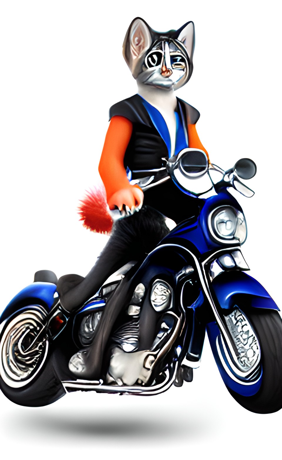 biker kitten preview